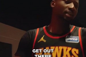 库明加谈首秀27+7：激动！我们为彼此而战，这才是最重要的！